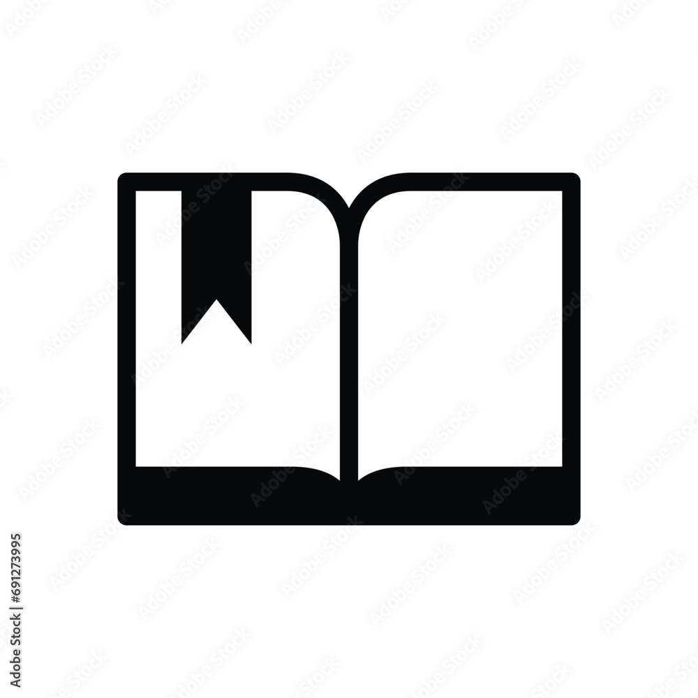 Education book reading vector icon Education book reading vector icon