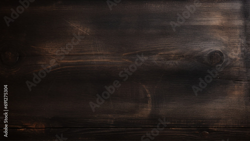 Wood Dark background texture. Blank for grunge design. Black grunge wood panels. Planks Background. Old wall wooden vintage floor. Black wooden plank background.