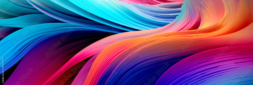 Abstract Colorful Background With Waves Abstract Colorful Background With Waves