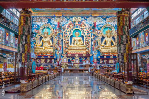 Buddha Statue in Namdroling Monastery photo