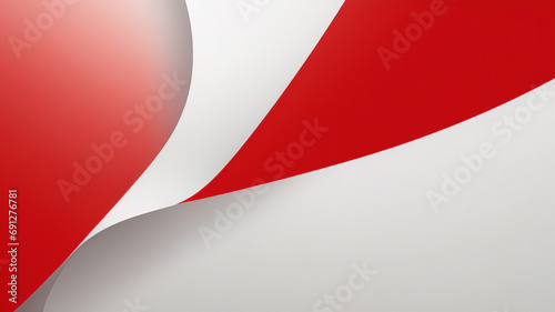 Moderne rote und weiße geometrische Formen, abstrakte Hintergrundgeometrie, Glanz und Schichtelementvektor für Präsentationsdesign. Geeignet für Unternehmen, Firmen, Institutionen, Partys, Festlichkei