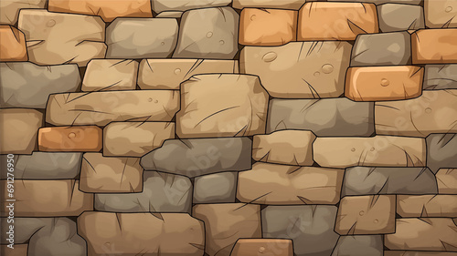 wall old brick stone architecture background textured vector structure material illustration bloc