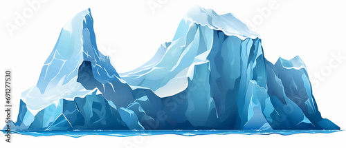 blue iceberg ice cold snow water nature sea landscape glacier white winter ocean arctic sky trave photo