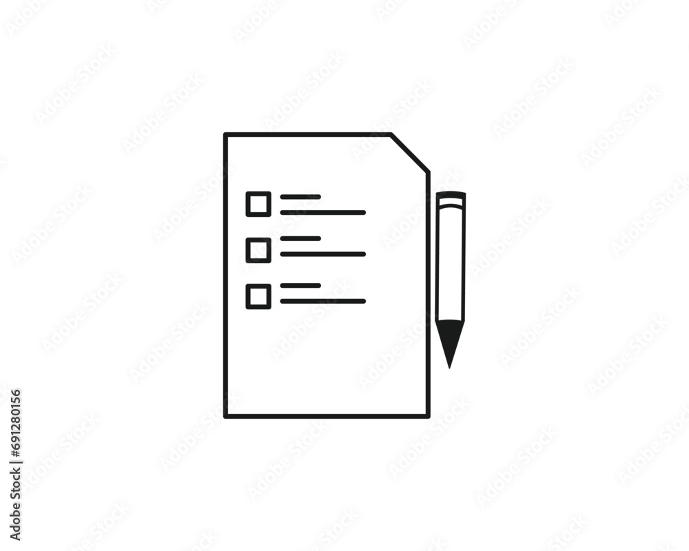 Document write icon vector symbol design illustration. Document write icon vector symbol design illustration.