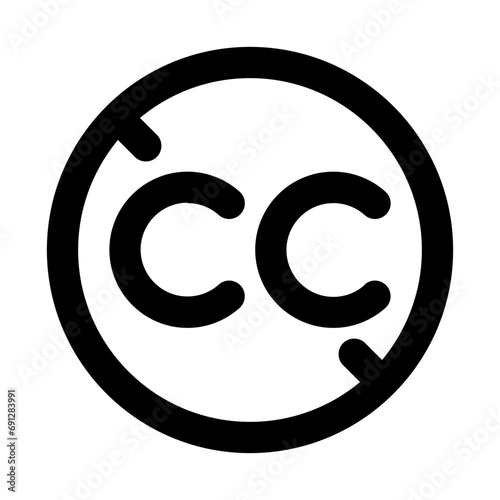 Non Creative Common Line UI Icon