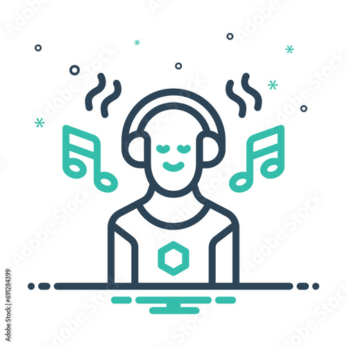 Mix icon for music