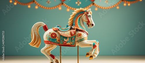 Children's carousel horse.