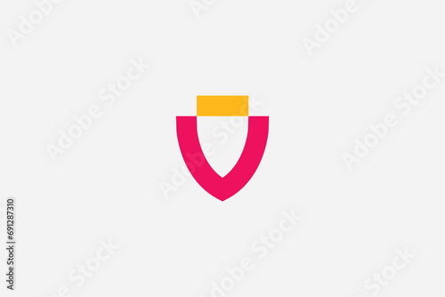Modern shield logo design icon vector template Free Download Modern shield logo design icon vector template - GFXLoad