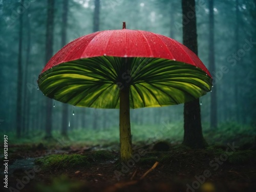 Wallpaper Mural Forest in all seasons Generative AI Torontodigital.ca