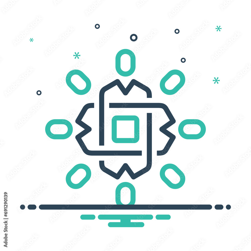 Mix icon for collaborative