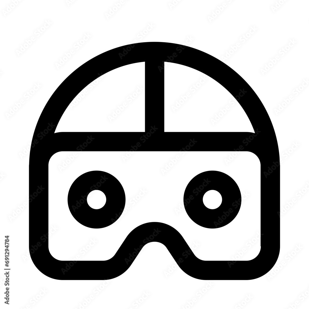 VR Line UI Icon