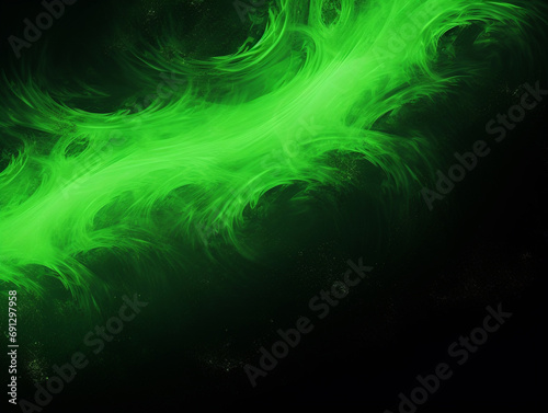 abstract dark green smoke background