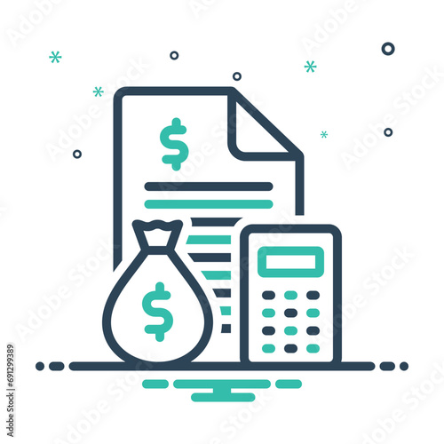 Mix icon for budget