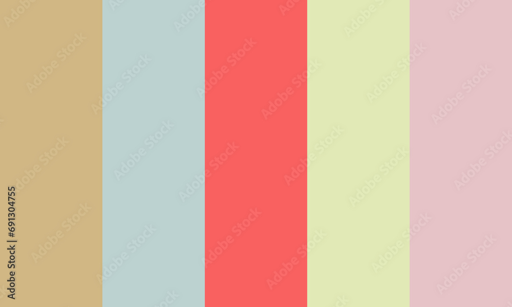 light retro color palette. abstract colorful background with stripes and lines