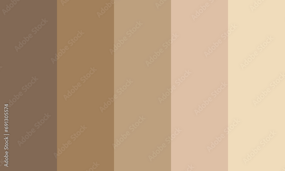 iced mocha color palette. brown background