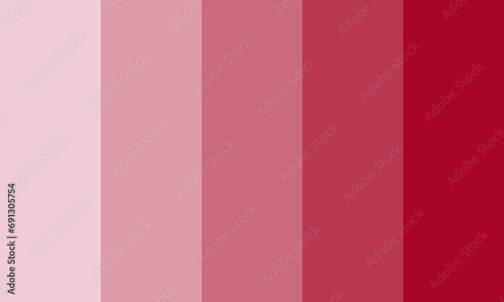 quinacridone red rose deep color palette. pink background with stripes