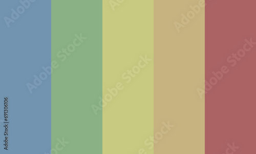 dull rainbow color palette. abstract background with stripes
