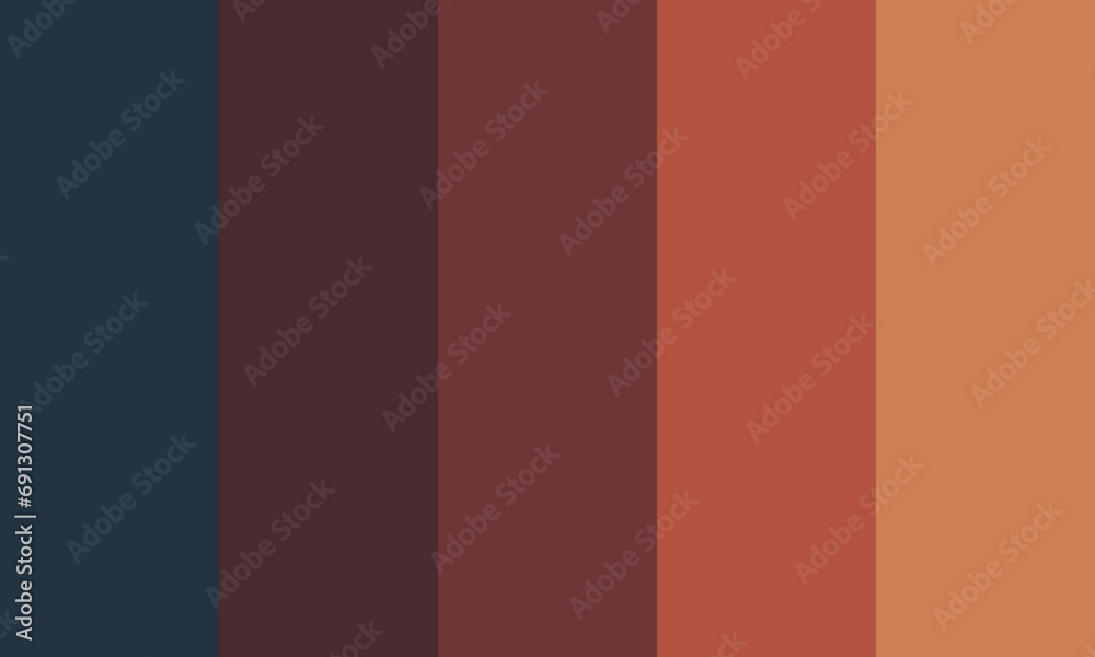 bloody moon color palette. abstract background with stripes