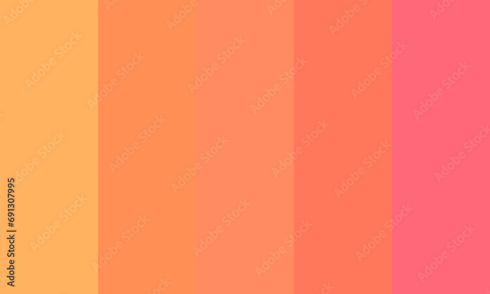 sherbert shandy color palette. abstract orange background