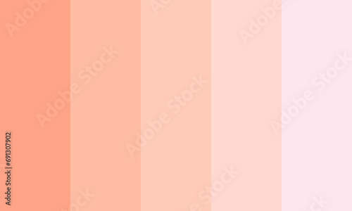 peachy and elegant color palette. pink background with stripes