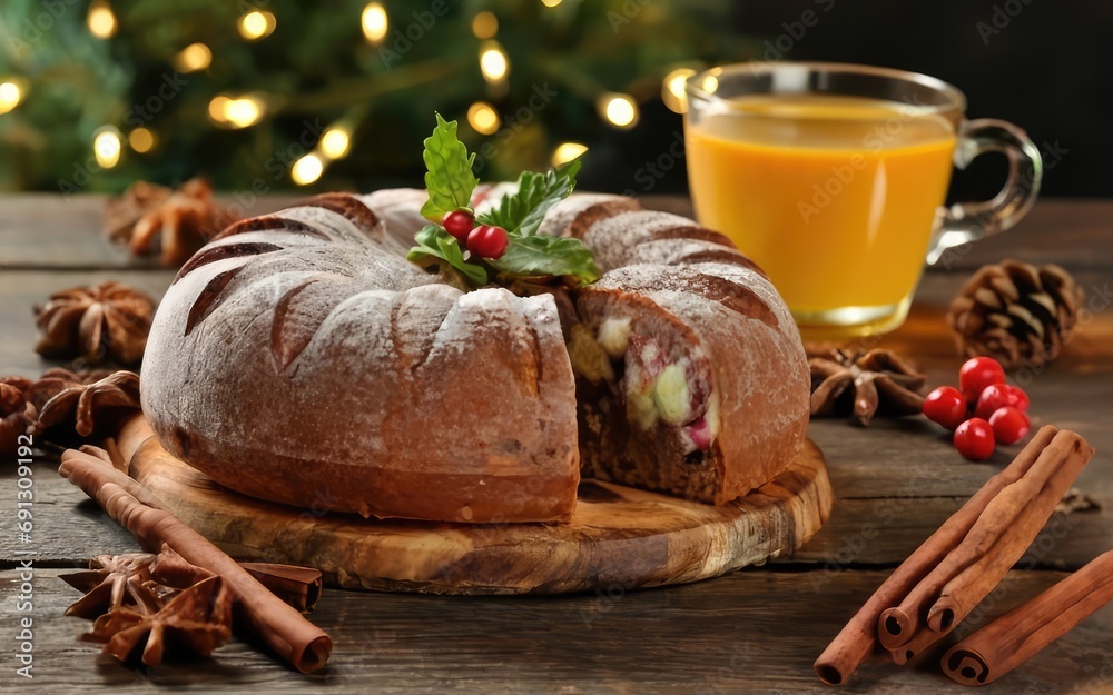 Christmas Cake background, Christmas holiday Christmas Cake background, Christmas holiday