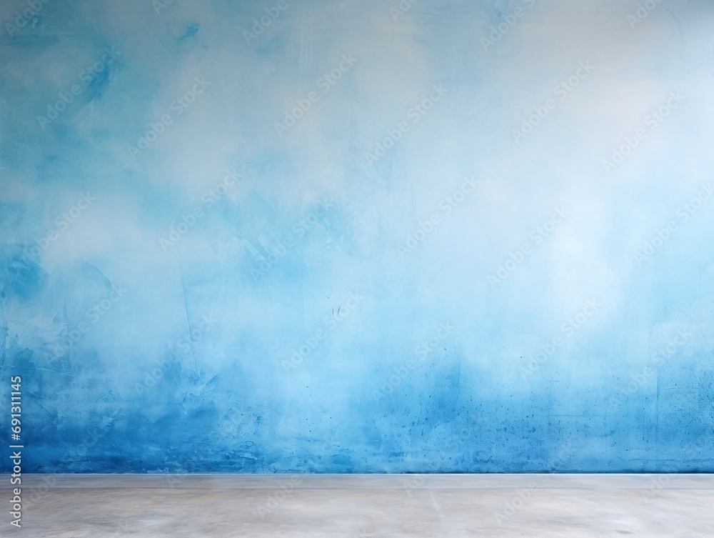 Blue watercolor paint wall background. Blue watercolor paint wall background.