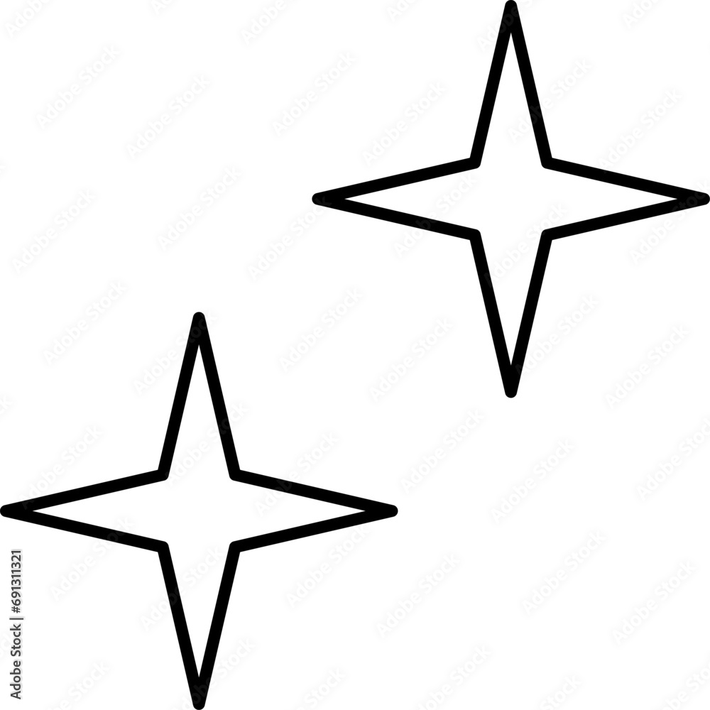 Stars line icons set. Rank, quality, shining sparkle, magic, favorite, logo, bright firework, falling, fantasy vector illustration. Stars line icons set. Rank, quality, shining sparkle, magic, favorite, logo, bright firework, falling, fantasy vector illustration.