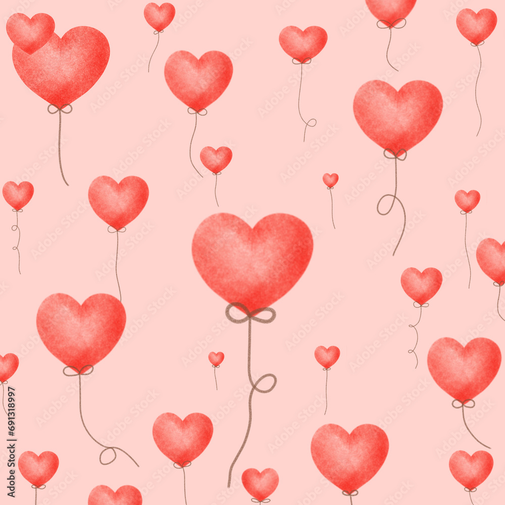 seamless pattern with hearts seamless pattern with hearts