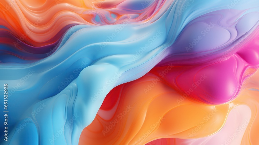Obraz premium Abstract Colorful Bubble Foam Texture Background