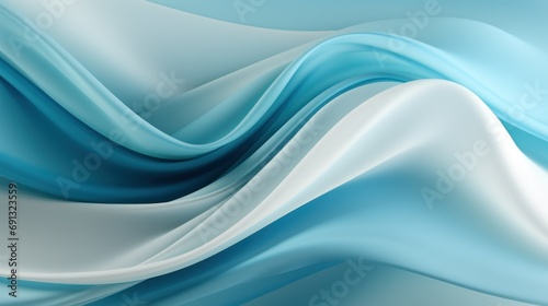 Aqua Blue Layered Background