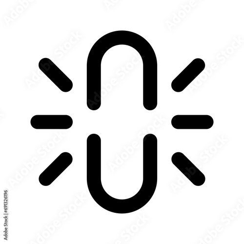 unlink line icon photo