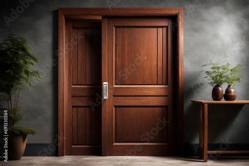 wooden door