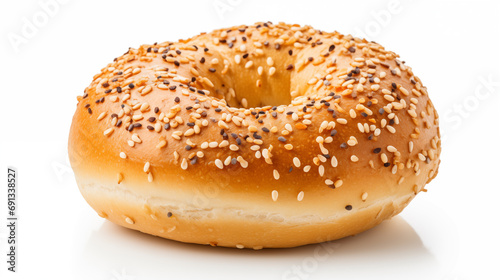 bagel with poppy seeds