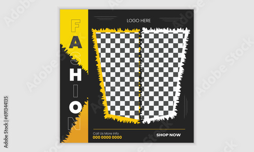 fashion social media post design