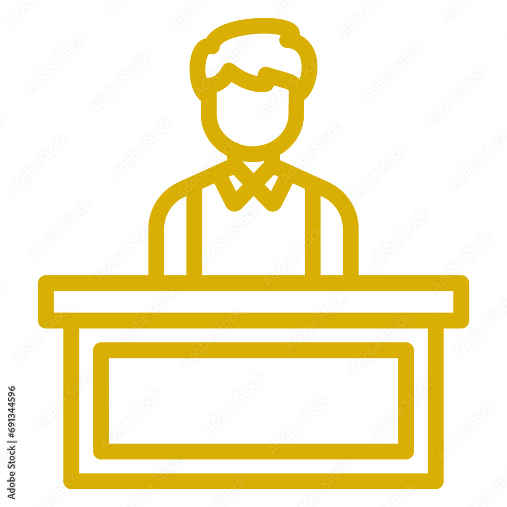Vector Design Information Desk Icon Style Vector Design Information Desk Icon Style