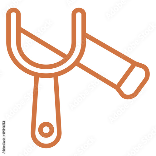 Vector Design Slingshot Icon Style