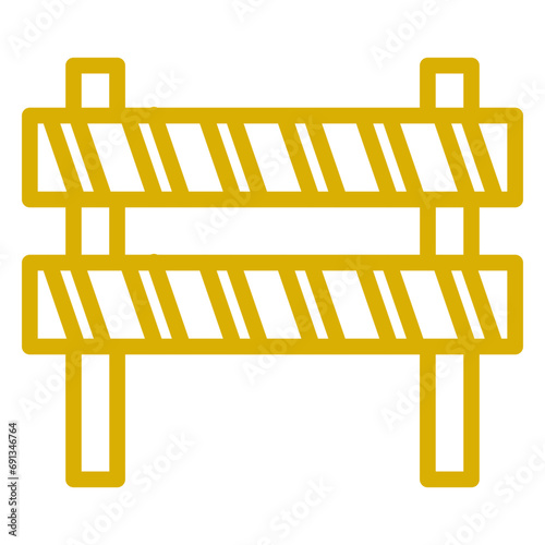 Vector Design Road Obstruction Icon Style