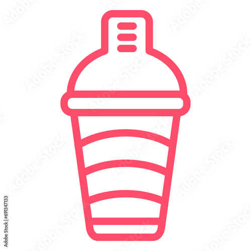 Vector Design Cocktail Shaker Icon Style