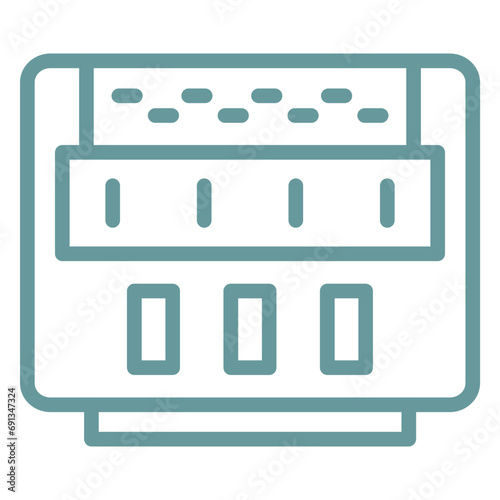 Vector Design Taxi Meter Icon Style