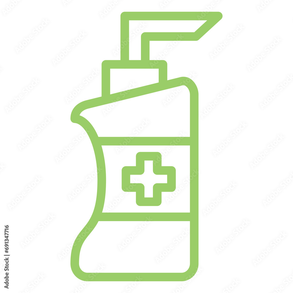 Vector Design Antiseptic Icon Style Vector Design Antiseptic Icon Style