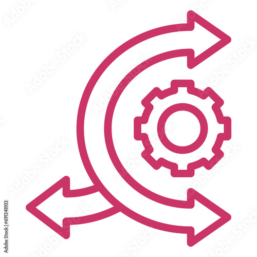 Vector Design Agile Icon Style