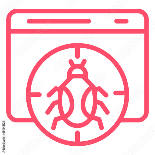 Vector Design Debug Icon Style