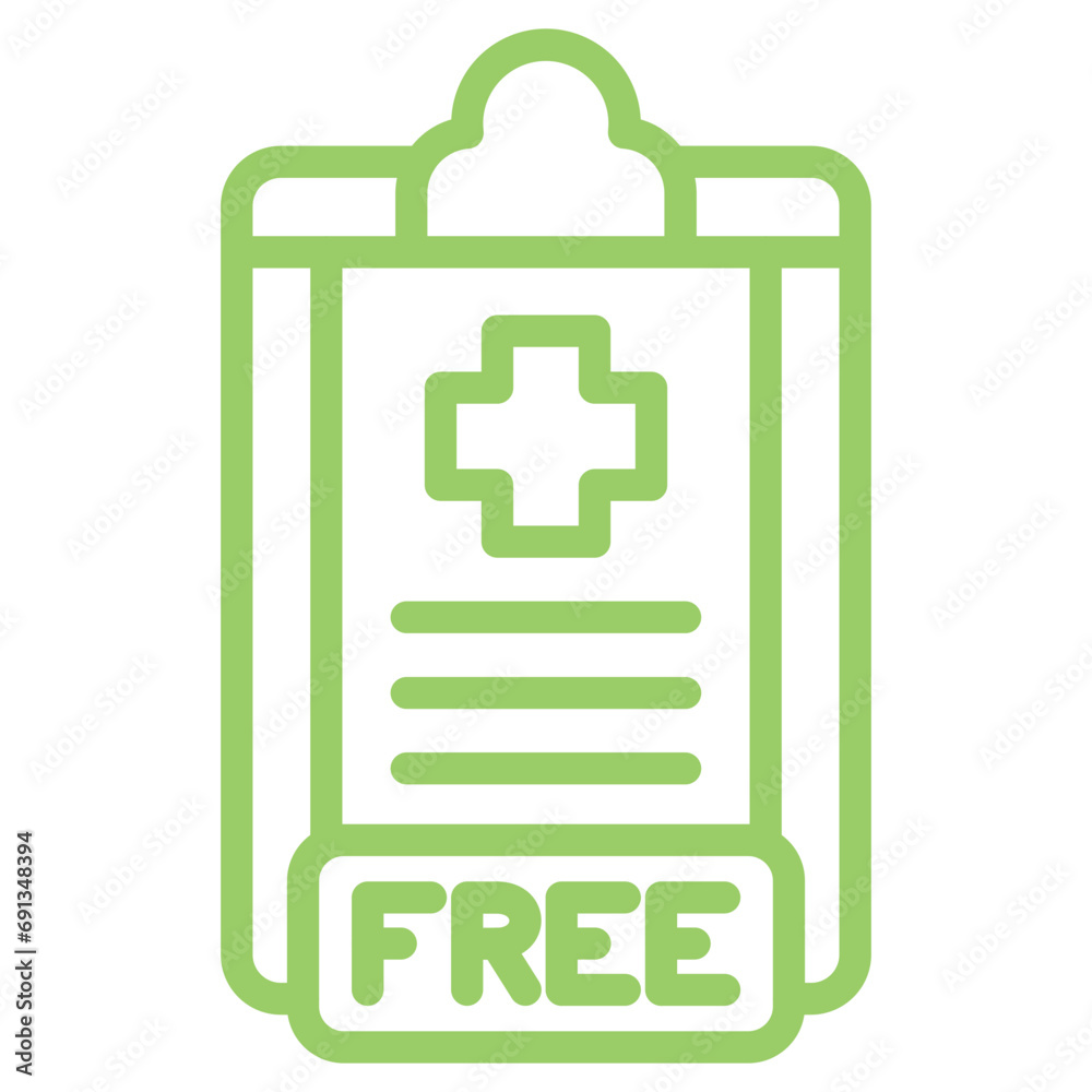 Vector Design Free Medical Checkup Icon Style Vector Design Free Medical Checkup Icon Style