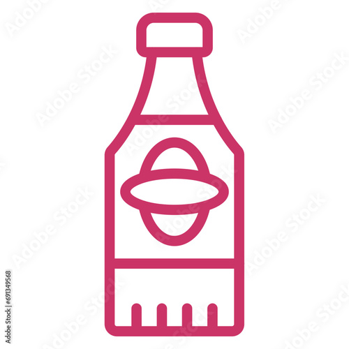 Vector Design Bottle Icon Style