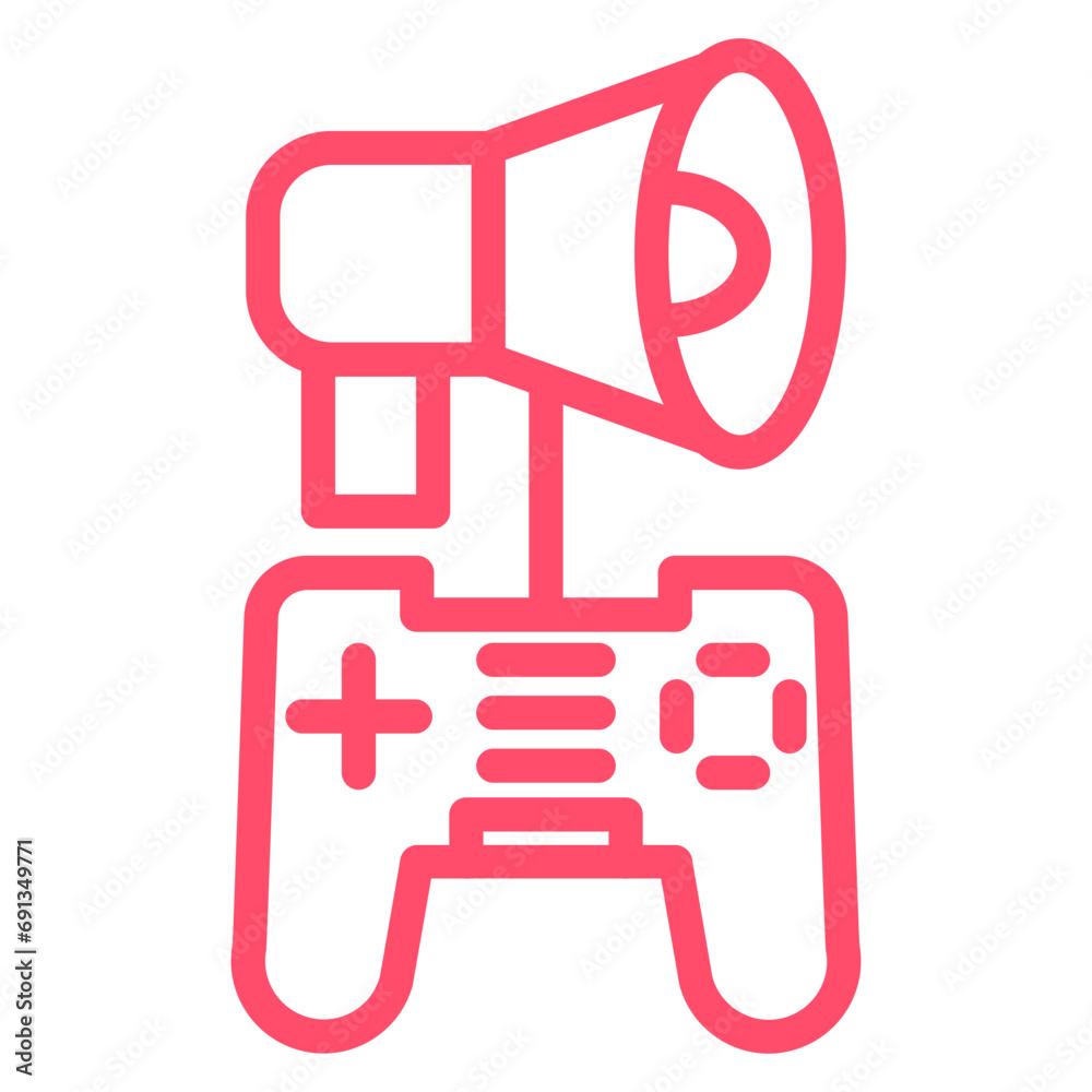 Vector Design Game Ads Icon Style Vector Design Game Ads Icon Style