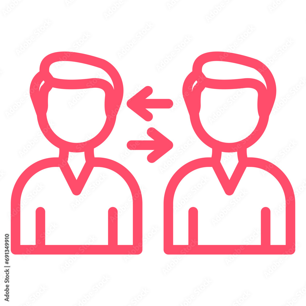 Vector Design Player Exchange Icon Style Vector Design Player Exchange Icon Style
