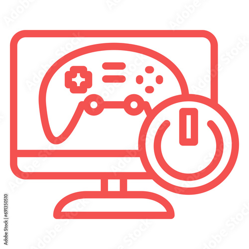 Vector Design Game Activation Icon Style