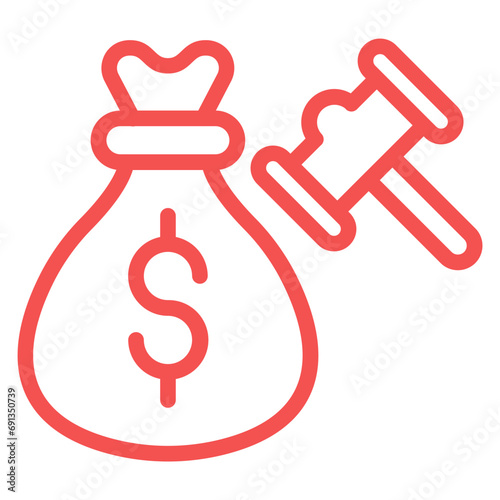 Vector Design Commodity Auction Icon Style