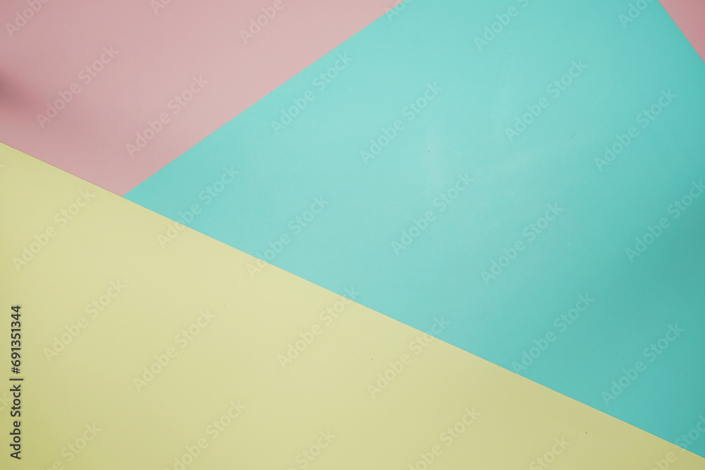 Geometric with pastel color texture background Geometric with pastel color texture background