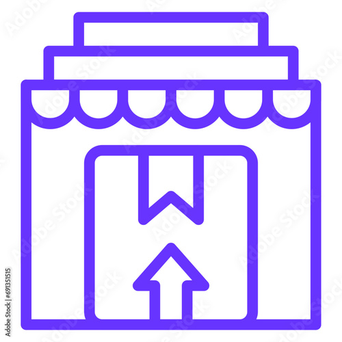Vector Design Stock Keeping Unit Icon Style